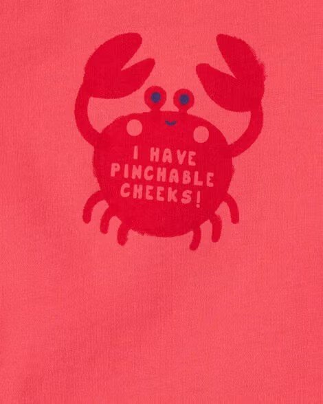 Baby Pinchable Cheeks Crab Bodysuit - Image 2